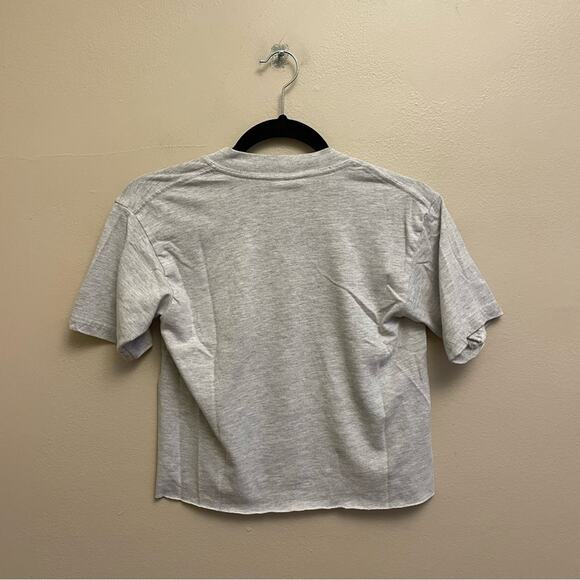 Vintage L Y2K 2000 Millennium short sleeve cropped t-shirt Bike Week gray FL - Picture 5 of 7